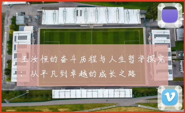 王汝恒的奋斗历程与人生哲学探究：从平凡到卓越的成长之路