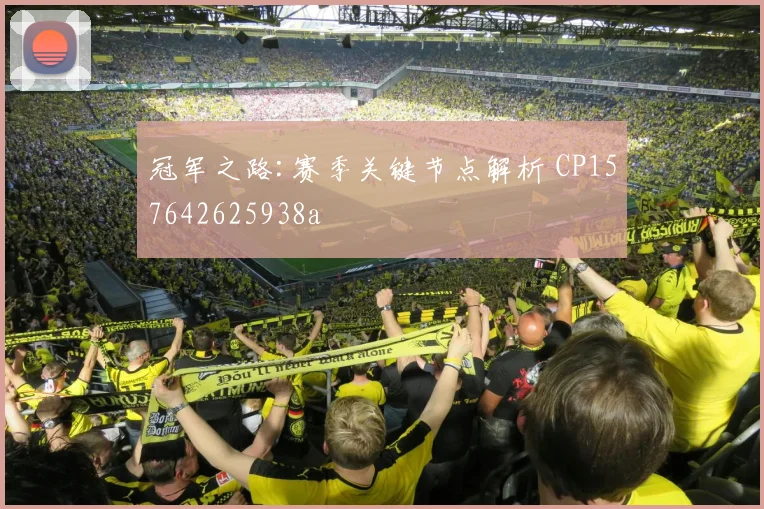 冠军之路:赛季关键节点解析 CP157642625938a